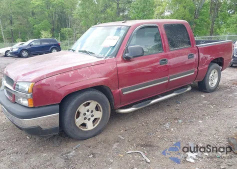 2005 Chevrolet Silverado 1500 Ls из США, поврежденный, VIN 2GCEC13T651394768